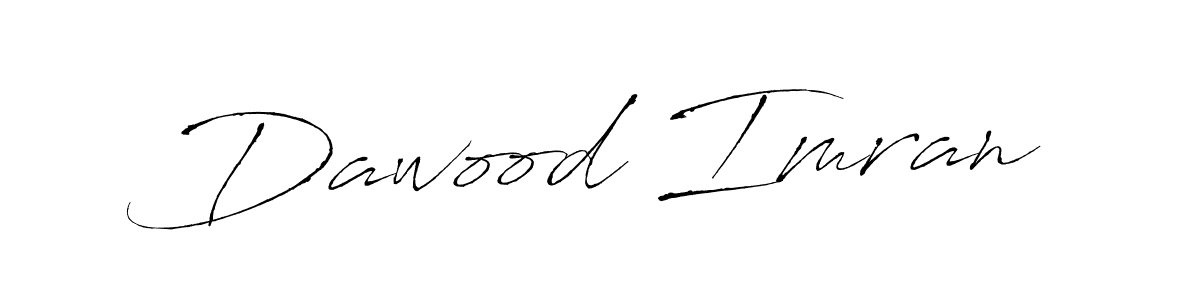 Make a beautiful signature design for name Dawood Imran. With this signature (Antro_Vectra) style, you can create a handwritten signature for free. Dawood Imran signature style 6 images and pictures png