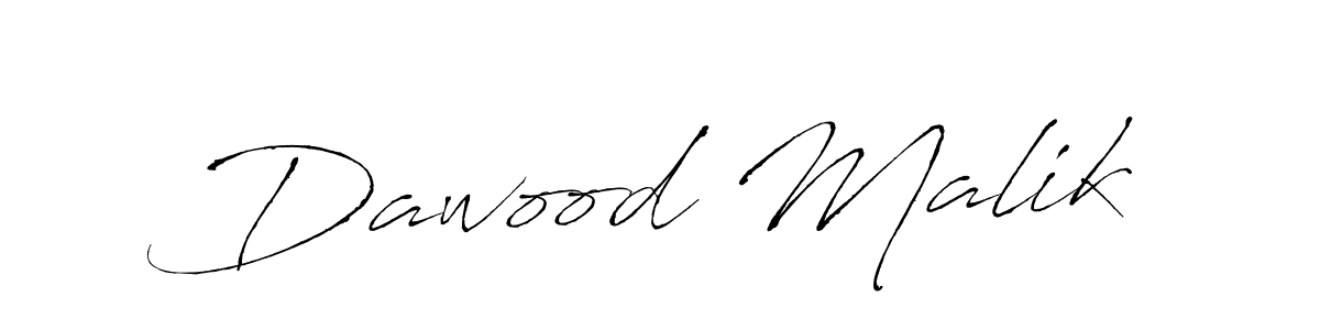 How to make Dawood Malik name signature. Use Antro_Vectra style for creating short signs online. This is the latest handwritten sign. Dawood Malik signature style 6 images and pictures png
