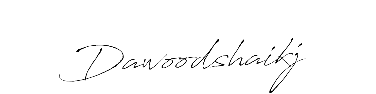 How to make Dawoodshaikj name signature. Use Antro_Vectra style for creating short signs online. This is the latest handwritten sign. Dawoodshaikj signature style 6 images and pictures png