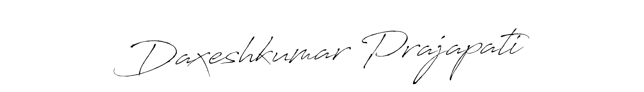 Daxeshkumar Prajapati stylish signature style. Best Handwritten Sign (Antro_Vectra) for my name. Handwritten Signature Collection Ideas for my name Daxeshkumar Prajapati. Daxeshkumar Prajapati signature style 6 images and pictures png