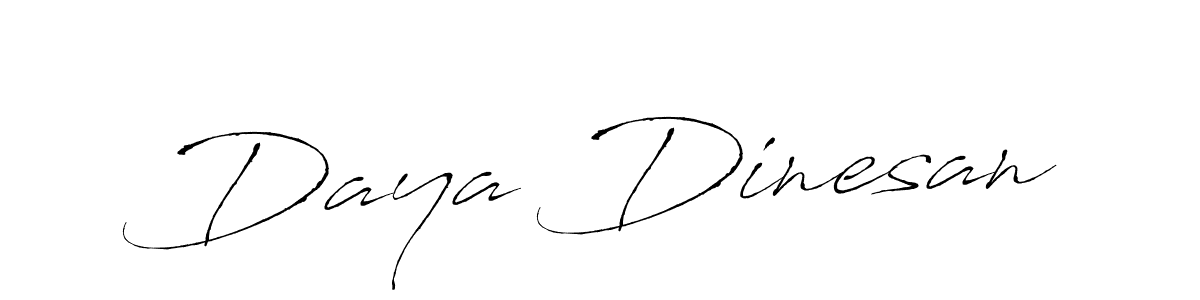 How to make Daya Dinesan name signature. Use Antro_Vectra style for creating short signs online. This is the latest handwritten sign. Daya Dinesan signature style 6 images and pictures png