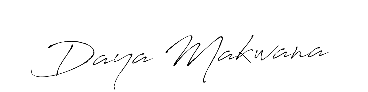 Make a beautiful signature design for name Daya Makwana. Use this online signature maker to create a handwritten signature for free. Daya Makwana signature style 6 images and pictures png