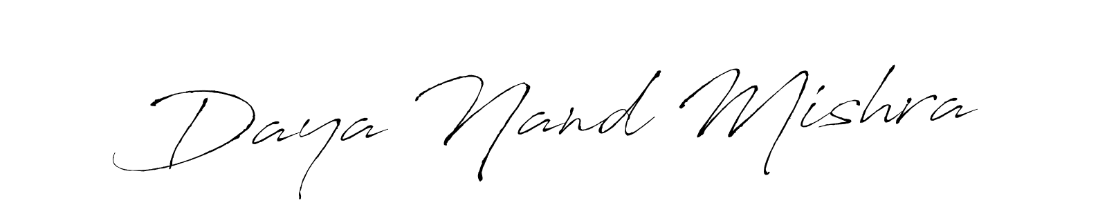 Daya Nand Mishra stylish signature style. Best Handwritten Sign (Antro_Vectra) for my name. Handwritten Signature Collection Ideas for my name Daya Nand Mishra. Daya Nand Mishra signature style 6 images and pictures png