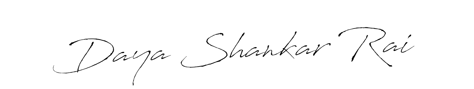 Use a signature maker to create a handwritten signature online. With this signature software, you can design (Antro_Vectra) your own signature for name Daya Shankar Rai. Daya Shankar Rai signature style 6 images and pictures png
