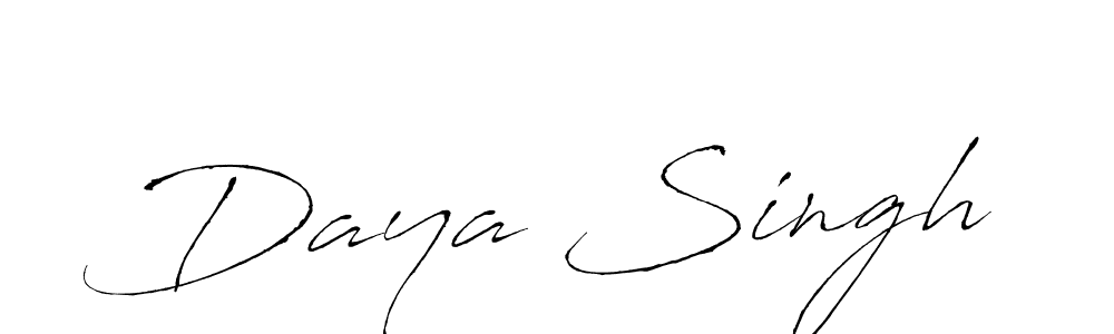 Create a beautiful signature design for name Daya Singh. With this signature (Antro_Vectra) fonts, you can make a handwritten signature for free. Daya Singh signature style 6 images and pictures png