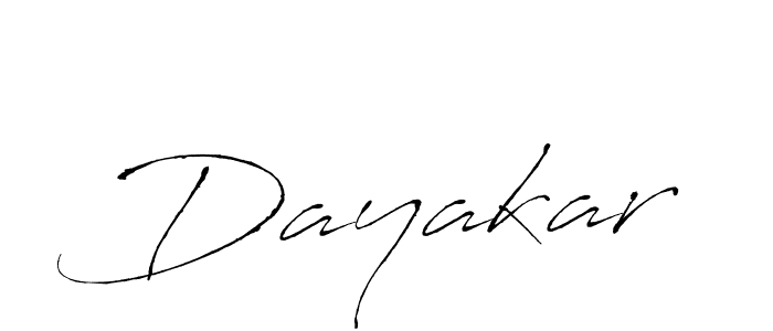 Design your own signature with our free online signature maker. With this signature software, you can create a handwritten (Antro_Vectra) signature for name Dayakar. Dayakar signature style 6 images and pictures png