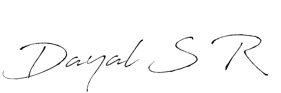 if you are searching for the best signature style for your name Dayal S R. so please give up your signature search. here we have designed multiple signature styles  using Antro_Vectra. Dayal S R signature style 6 images and pictures png