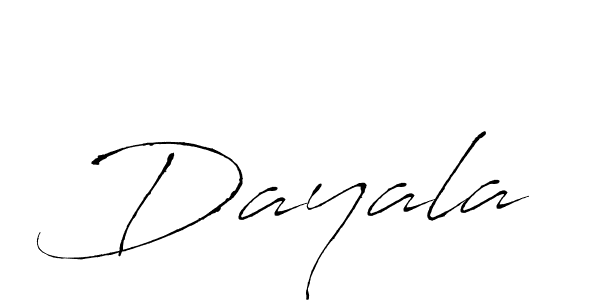 Make a beautiful signature design for name Dayala. With this signature (Antro_Vectra) style, you can create a handwritten signature for free. Dayala signature style 6 images and pictures png