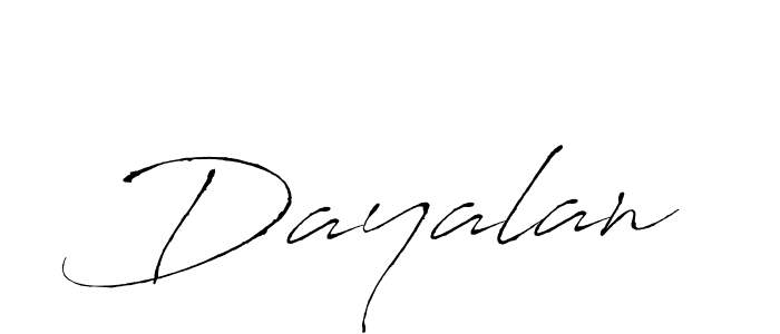 How to make Dayalan signature? Antro_Vectra is a professional autograph style. Create handwritten signature for Dayalan name. Dayalan signature style 6 images and pictures png