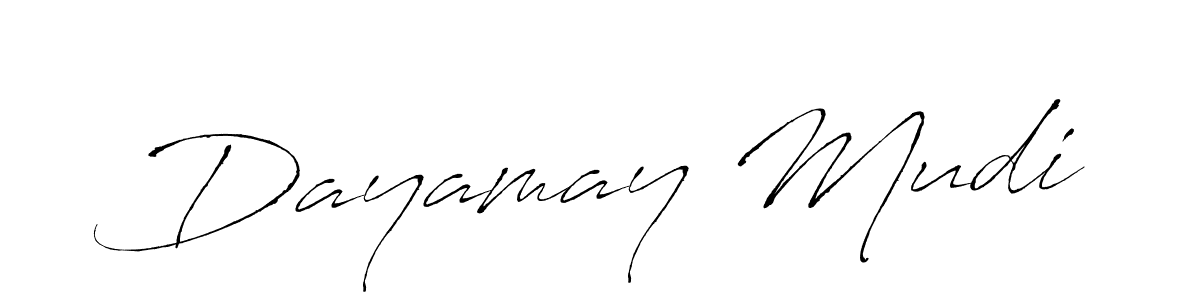 How to make Dayamay Mudi name signature. Use Antro_Vectra style for creating short signs online. This is the latest handwritten sign. Dayamay Mudi signature style 6 images and pictures png