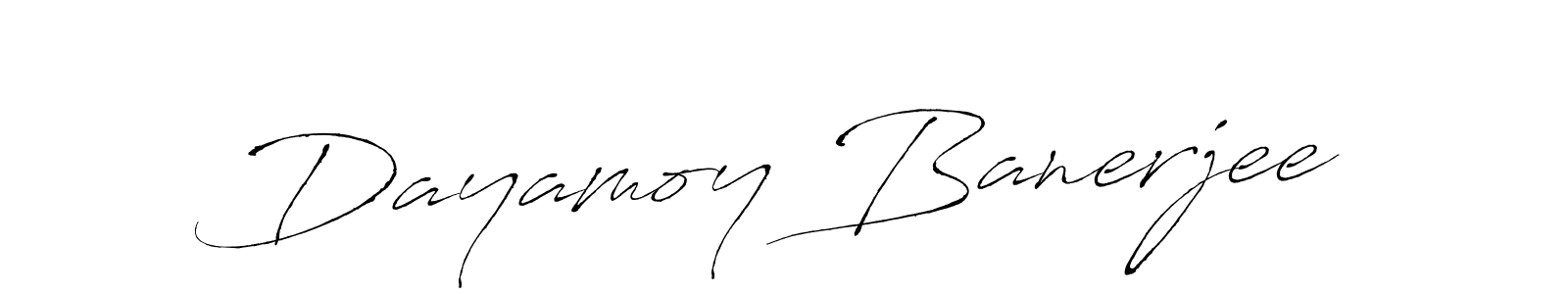 Dayamoy Banerjee stylish signature style. Best Handwritten Sign (Antro_Vectra) for my name. Handwritten Signature Collection Ideas for my name Dayamoy Banerjee. Dayamoy Banerjee signature style 6 images and pictures png