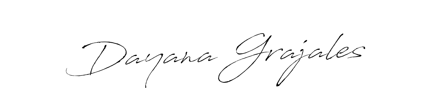 It looks lik you need a new signature style for name Dayana Grajales. Design unique handwritten (Antro_Vectra) signature with our free signature maker in just a few clicks. Dayana Grajales signature style 6 images and pictures png