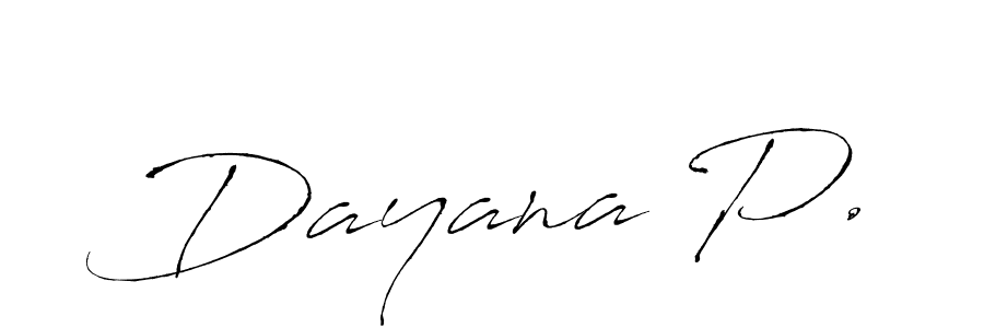 Once you've used our free online signature maker to create your best signature Antro_Vectra style, it's time to enjoy all of the benefits that Dayana P. name signing documents. Dayana P. signature style 6 images and pictures png