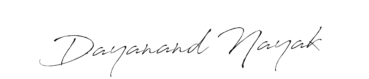 Make a beautiful signature design for name Dayanand Nayak. With this signature (Antro_Vectra) style, you can create a handwritten signature for free. Dayanand Nayak signature style 6 images and pictures png