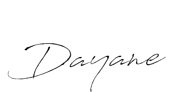 Use a signature maker to create a handwritten signature online. With this signature software, you can design (Antro_Vectra) your own signature for name Dayane. Dayane signature style 6 images and pictures png