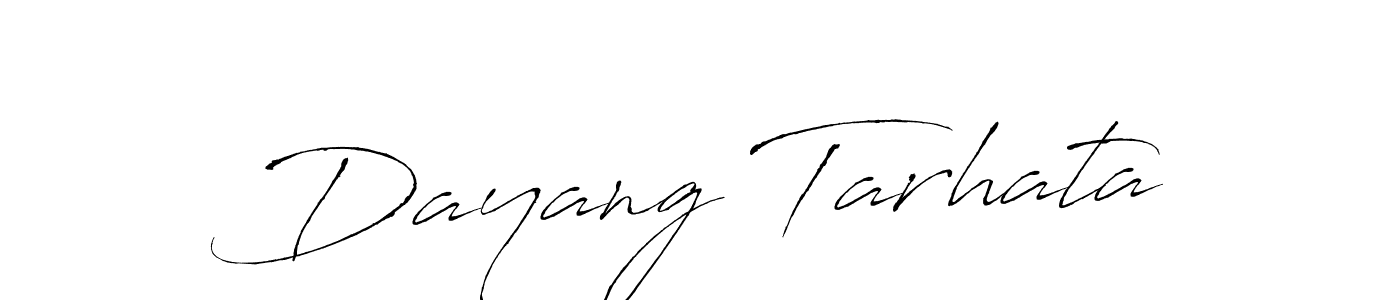 Also You can easily find your signature by using the search form. We will create Dayang Tarhata name handwritten signature images for you free of cost using Antro_Vectra sign style. Dayang Tarhata signature style 6 images and pictures png