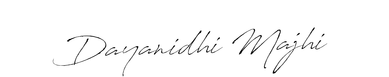 How to make Dayanidhi Majhi signature? Antro_Vectra is a professional autograph style. Create handwritten signature for Dayanidhi Majhi name. Dayanidhi Majhi signature style 6 images and pictures png