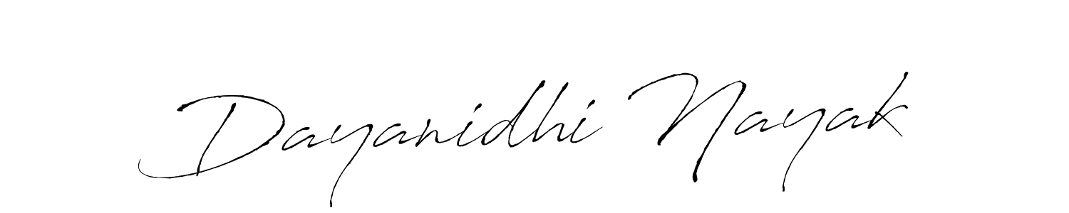 How to make Dayanidhi Nayak signature? Antro_Vectra is a professional autograph style. Create handwritten signature for Dayanidhi Nayak name. Dayanidhi Nayak signature style 6 images and pictures png