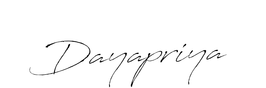 How to make Dayapriya name signature. Use Antro_Vectra style for creating short signs online. This is the latest handwritten sign. Dayapriya signature style 6 images and pictures png