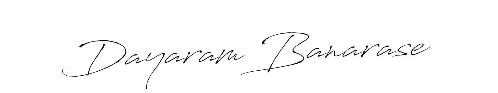Design your own signature with our free online signature maker. With this signature software, you can create a handwritten (Antro_Vectra) signature for name Dayaram Banarase. Dayaram Banarase signature style 6 images and pictures png