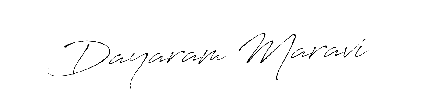 Antro_Vectra is a professional signature style that is perfect for those who want to add a touch of class to their signature. It is also a great choice for those who want to make their signature more unique. Get Dayaram Maravi name to fancy signature for free. Dayaram Maravi signature style 6 images and pictures png