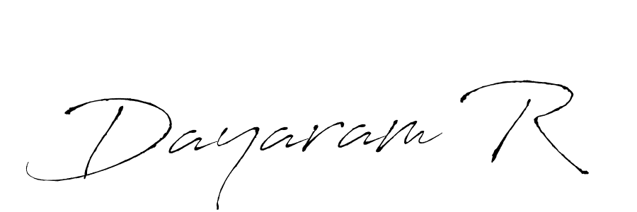 Create a beautiful signature design for name Dayaram R. With this signature (Antro_Vectra) fonts, you can make a handwritten signature for free. Dayaram R signature style 6 images and pictures png