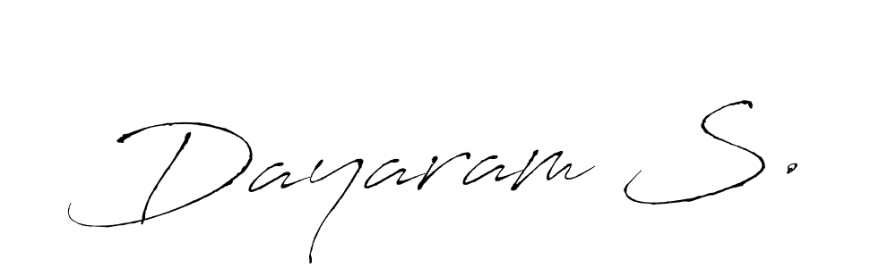 Antro_Vectra is a professional signature style that is perfect for those who want to add a touch of class to their signature. It is also a great choice for those who want to make their signature more unique. Get Dayaram S. name to fancy signature for free. Dayaram S. signature style 6 images and pictures png