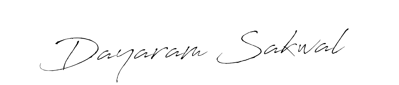 Make a beautiful signature design for name Dayaram Sakwal. With this signature (Antro_Vectra) style, you can create a handwritten signature for free. Dayaram Sakwal signature style 6 images and pictures png