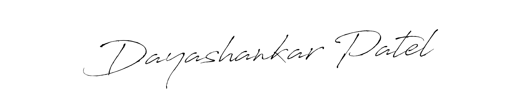 Dayashankar Patel stylish signature style. Best Handwritten Sign (Antro_Vectra) for my name. Handwritten Signature Collection Ideas for my name Dayashankar Patel. Dayashankar Patel signature style 6 images and pictures png