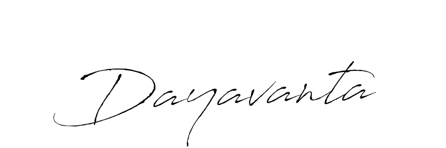 Use a signature maker to create a handwritten signature online. With this signature software, you can design (Antro_Vectra) your own signature for name Dayavanta. Dayavanta signature style 6 images and pictures png