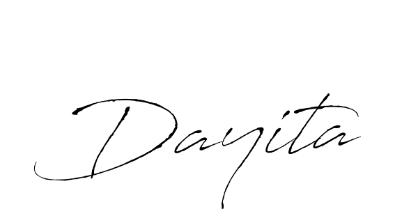 Make a beautiful signature design for name Dayita. With this signature (Antro_Vectra) style, you can create a handwritten signature for free. Dayita signature style 6 images and pictures png