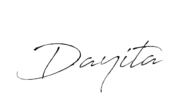 Make a beautiful signature design for name Dayita. With this signature (Antro_Vectra) style, you can create a handwritten signature for free. Dayita signature style 6 images and pictures png