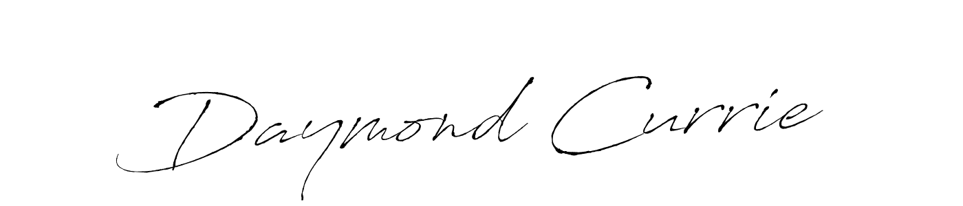 Create a beautiful signature design for name Daymond Currie. With this signature (Antro_Vectra) fonts, you can make a handwritten signature for free. Daymond Currie signature style 6 images and pictures png