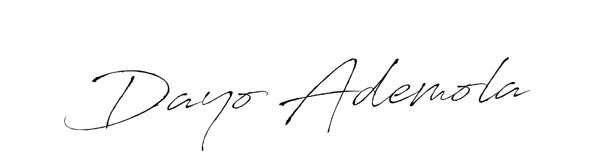 Use a signature maker to create a handwritten signature online. With this signature software, you can design (Antro_Vectra) your own signature for name Dayo Ademola. Dayo Ademola signature style 6 images and pictures png