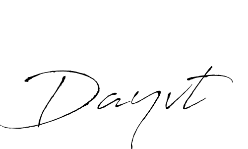 Antro_Vectra is a professional signature style that is perfect for those who want to add a touch of class to their signature. It is also a great choice for those who want to make their signature more unique. Get Dayvt name to fancy signature for free. Dayvt signature style 6 images and pictures png