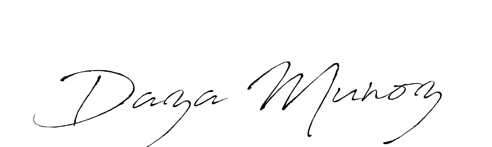 Design your own signature with our free online signature maker. With this signature software, you can create a handwritten (Antro_Vectra) signature for name Daza Munoz. Daza Munoz signature style 6 images and pictures png