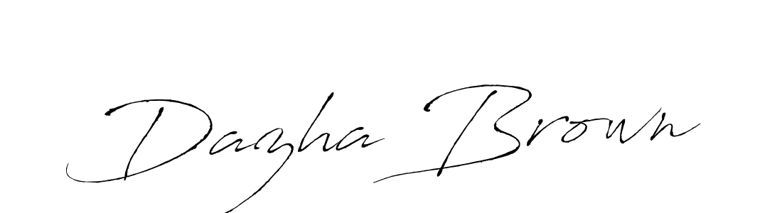 How to make Dazha Brown name signature. Use Antro_Vectra style for creating short signs online. This is the latest handwritten sign. Dazha Brown signature style 6 images and pictures png