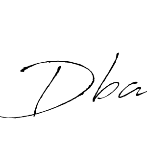 Antro_Vectra is a professional signature style that is perfect for those who want to add a touch of class to their signature. It is also a great choice for those who want to make their signature more unique. Get Dba name to fancy signature for free. Dba signature style 6 images and pictures png