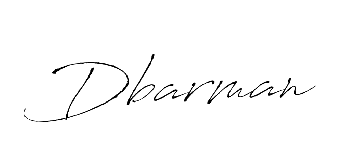 Antro_Vectra is a professional signature style that is perfect for those who want to add a touch of class to their signature. It is also a great choice for those who want to make their signature more unique. Get Dbarman name to fancy signature for free. Dbarman signature style 6 images and pictures png