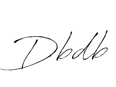 How to make Dbdb signature? Antro_Vectra is a professional autograph style. Create handwritten signature for Dbdb name. Dbdb signature style 6 images and pictures png