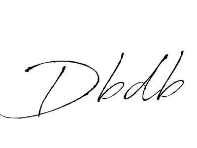 How to make Dbdb signature? Antro_Vectra is a professional autograph style. Create handwritten signature for Dbdb name. Dbdb signature style 6 images and pictures png