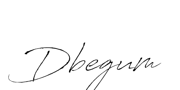 How to make Dbegum name signature. Use Antro_Vectra style for creating short signs online. This is the latest handwritten sign. Dbegum signature style 6 images and pictures png