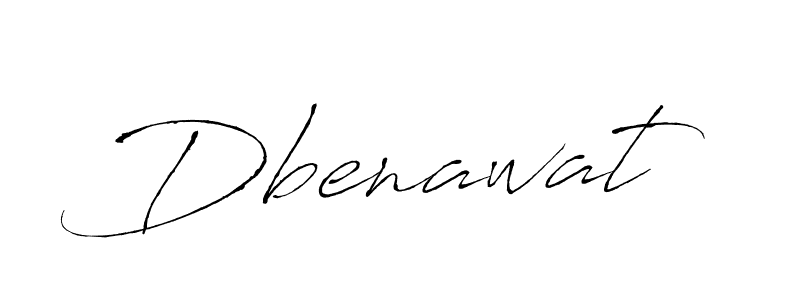 How to make Dbenawat signature? Antro_Vectra is a professional autograph style. Create handwritten signature for Dbenawat name. Dbenawat signature style 6 images and pictures png