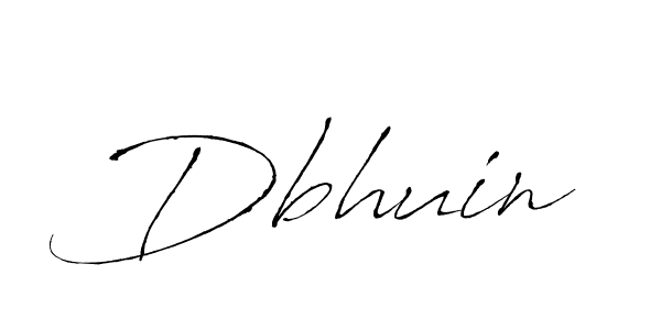 Antro_Vectra is a professional signature style that is perfect for those who want to add a touch of class to their signature. It is also a great choice for those who want to make their signature more unique. Get Dbhuin name to fancy signature for free. Dbhuin signature style 6 images and pictures png
