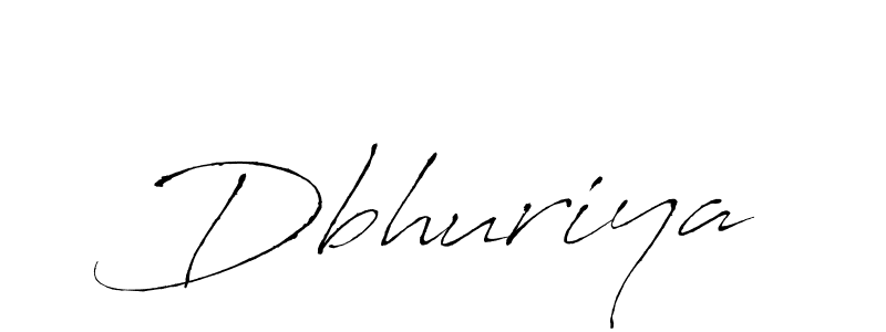 How to make Dbhuriya name signature. Use Antro_Vectra style for creating short signs online. This is the latest handwritten sign. Dbhuriya signature style 6 images and pictures png