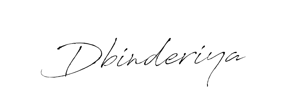 Dbinderiya stylish signature style. Best Handwritten Sign (Antro_Vectra) for my name. Handwritten Signature Collection Ideas for my name Dbinderiya. Dbinderiya signature style 6 images and pictures png