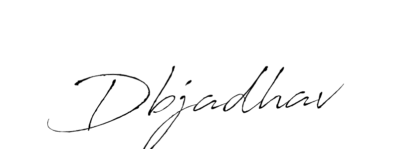 Dbjadhav stylish signature style. Best Handwritten Sign (Antro_Vectra) for my name. Handwritten Signature Collection Ideas for my name Dbjadhav. Dbjadhav signature style 6 images and pictures png