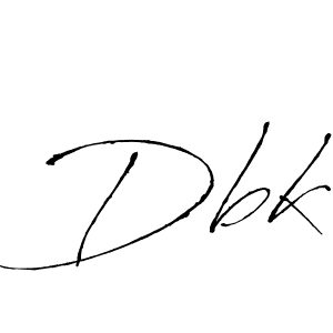 How to make Dbk signature? Antro_Vectra is a professional autograph style. Create handwritten signature for Dbk name. Dbk signature style 6 images and pictures png