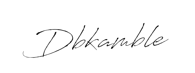 Use a signature maker to create a handwritten signature online. With this signature software, you can design (Antro_Vectra) your own signature for name Dbkamble. Dbkamble signature style 6 images and pictures png