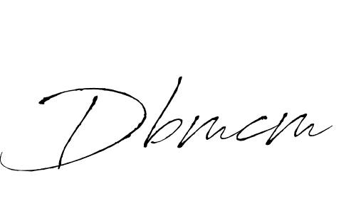 How to make Dbmcm signature? Antro_Vectra is a professional autograph style. Create handwritten signature for Dbmcm name. Dbmcm signature style 6 images and pictures png